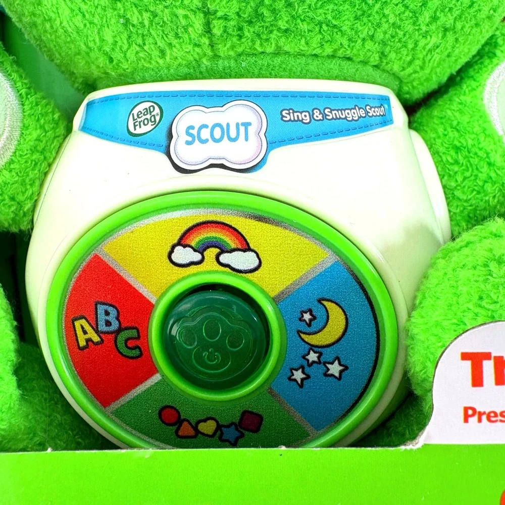 LeapFrog Sing & Snuggle Scout Interactive Educational Puppy Plush Toy New
